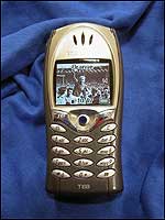 One of the great things you can do with the T68, is download custom backgrounds over WAP.