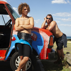 Angry Boys (Chris Lilley as Blake & Paul Pearson as Hunter)