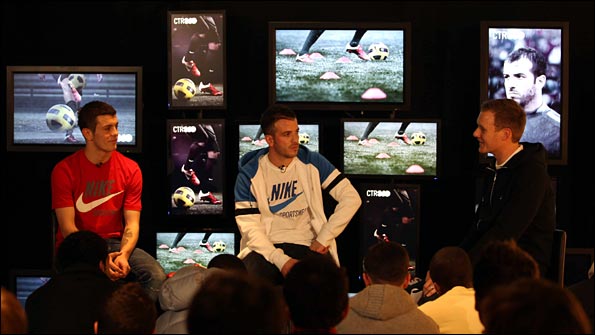 Wilshere, Van der Vaart and Dan Walker