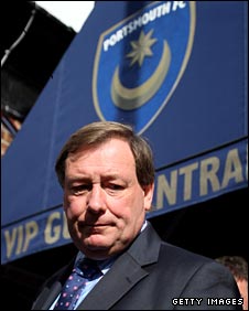 Portsmouth chief executive Peter Storrie