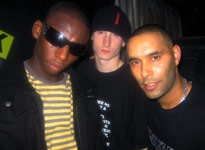 Left to right - Cold Boy and L Dot Man with Cam