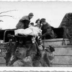 Lads helping with casualties