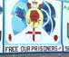 Image of loyalist mural calling for the release of their political prisoners