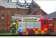  Image of the ruins of Whitehouse Presbyterian Church