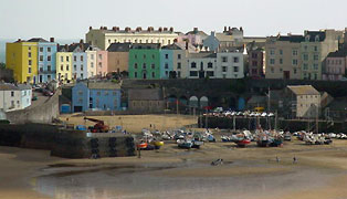The harbour at Tenby, South 