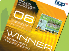 Winner of the AOP cross-media project 2006 (image: AOP winners' award )