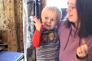 Sarah is passionate about baby signing.