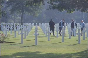 An American War Cemetry by Roger Hill.