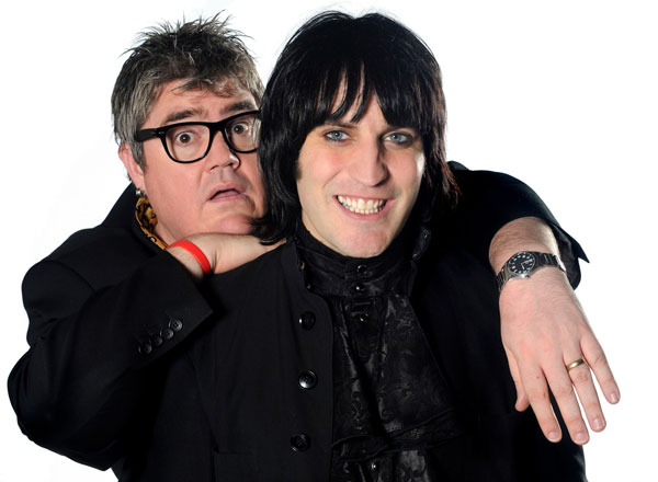 Phill Jupitus and Noel Fielding