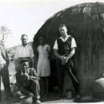 Charles Goddard and Johny at the native labourer’s kraal