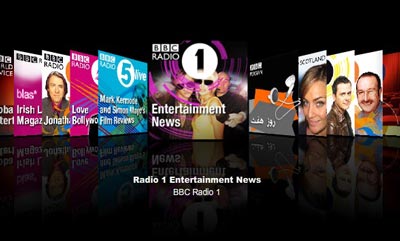 Podcasts browser screenshot