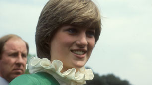 Diana, Princess of Wales in typical sloane outfit
