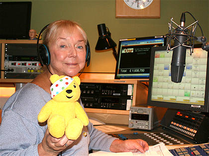 Sarah Kennedy kicks off the Music Marathon for Children in Need 2007.
