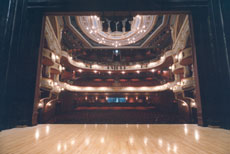 Looking towards the auditorium