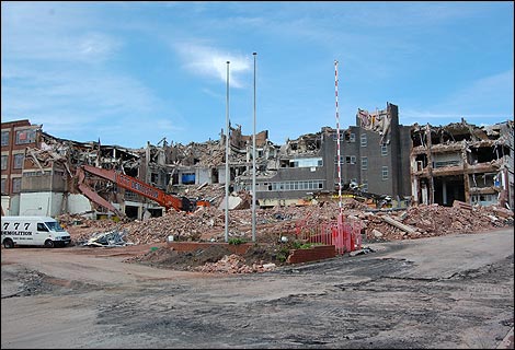 Demolition continues