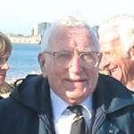 At Southsea 11 November 2004 with the H.M.S. Hood Association, remembering those who didn't come home.