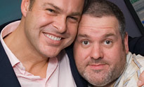 Peter Jones with Chris Moyles