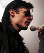 Andrew Eldritch, lead singer of Goth band Sisters of Mercy 
