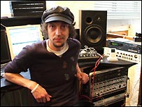 Joe Biddle in his studio