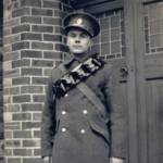 Allan Stoddart on leave to attend his sister Isabel’s wedding at Lochside Church, Ayr - 23 March 1940