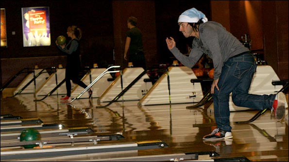 Carlos Tevez goes for a strike