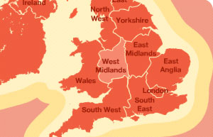 West Midlands region