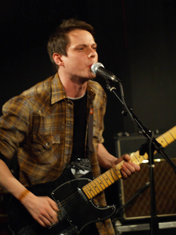 Danny Todd (Cashier No9) onstage at the Knitting Factory