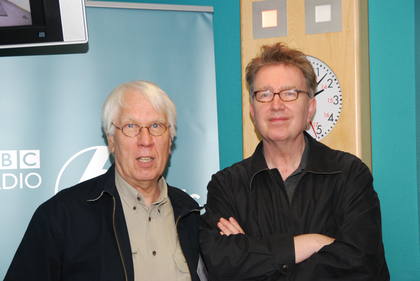 Tom with Peter Jenner