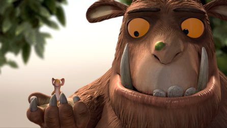 James Corden and Robbie Coltrane provide the voices for the Mouse and the Gruffalo in BBC One's animation of the popular children's book
