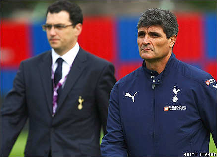 Damien Comolli and Juande Ramos