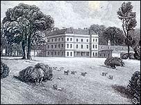 Archive drawing of Earsham Hall
