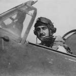 Kit (Alan John Herbert) Kitley fighter pilot 136 Squadron The Woodpeckers in his Hurricane 'The Pride of Hampton Wick.' India 1943.