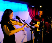 Jackie Oates and Jim Causley take to the stage