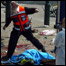 Local de ataque suicida em Tel Aviv