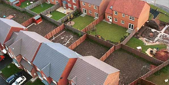 New housing in the Midlands