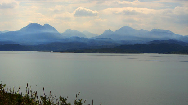 Colin McFarlane took this shot on a recent visit to Gairloch, looking towards Shieldaig and Beinn Eighe nature reserve.
