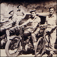 Motorbiking in Japan: Bernard is second from left