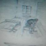 From Jeff Hampson's diary...the pathfinder pilot as a prisoner in Amsterdam jail in November 1943.