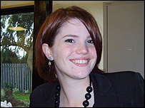 Woman smiling