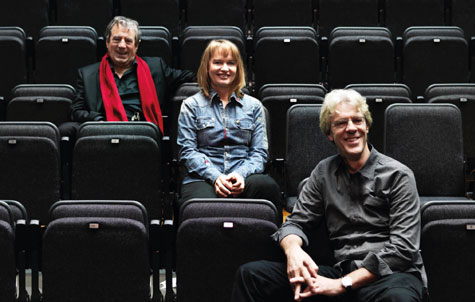 Terry Jones, Anne Dudley and Stewart Copeland. Photo: Perou