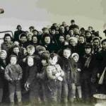 Norwegian Evacuees on board one of the ships