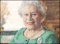 Portrait of the Queen by Rolf Harris