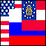 پرچم روسیه آمریکا
