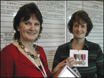 Sue Raftree and Debbie Morgan 