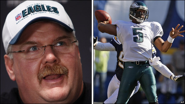 Andy Reid and Donovan McNabb