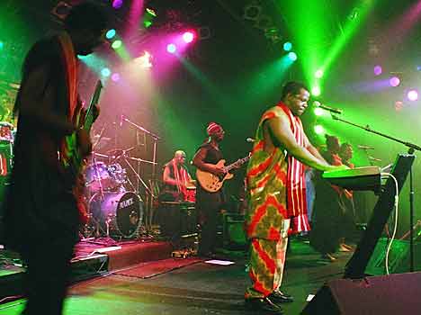 Dele Sosimi's Afrobeat Orchestra photo © Helen Burns