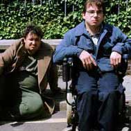 Paul Henshall & Mark Benton in 'I'm With Stupid'