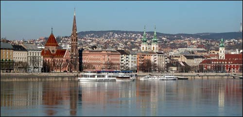 Budapest from across the Danube