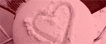 A heart in the snow