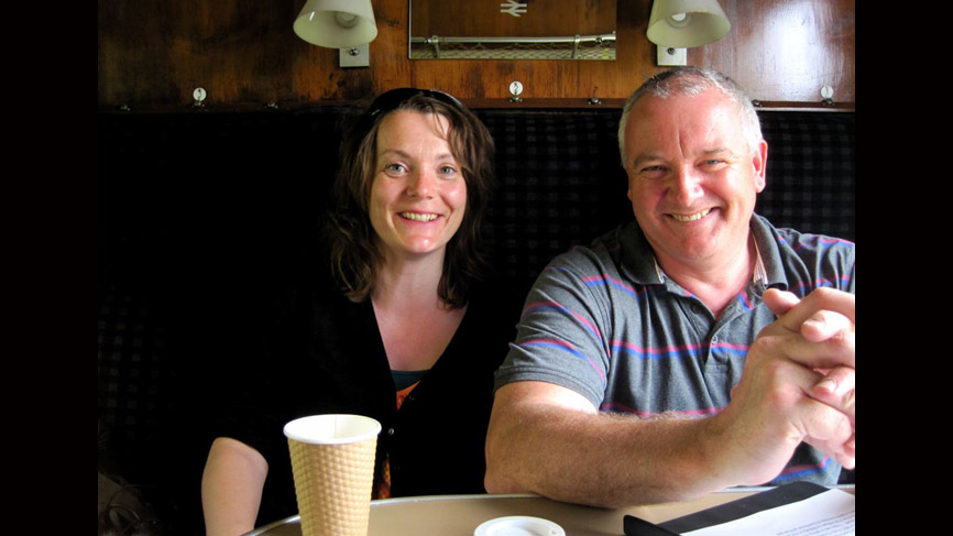 Helen Needham and Mark Stephen